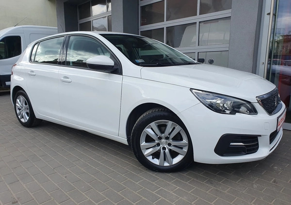 Peugeot 308 cena 39900 przebieg: 133220, rok produkcji 2019 z Warszawa małe 301